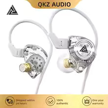 Original QKZ AK3 Wired Headphones with Microphone Noise Cancelling Stereo Earphones